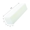 ForPro Professional Collection Super White Buffing Block, 120 Grit, Four-Sided Manicure and Pedicure Nail Buffer, 3.75” L x 1” W x 1” H, 20-Count