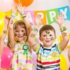 48 PCS Cheetah Party Favors 24PCS Tattoos Sticker and 24PCS Slap Bracelets Wristbands Perfect for Themed Birthday Baby Showers or Classroom Rewards Ideal Decor and Gifts for Girls and Boys