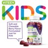 Sambucus Elderberry Gummies for Kids Immune Support Supplements with Vitamin D3 & Vitamin C - 3-1 Immune Booster - Vegetarian, Gelatin Free, Gluten Free, GMO Free - Tasty Chewable Berry Flavored Gummy