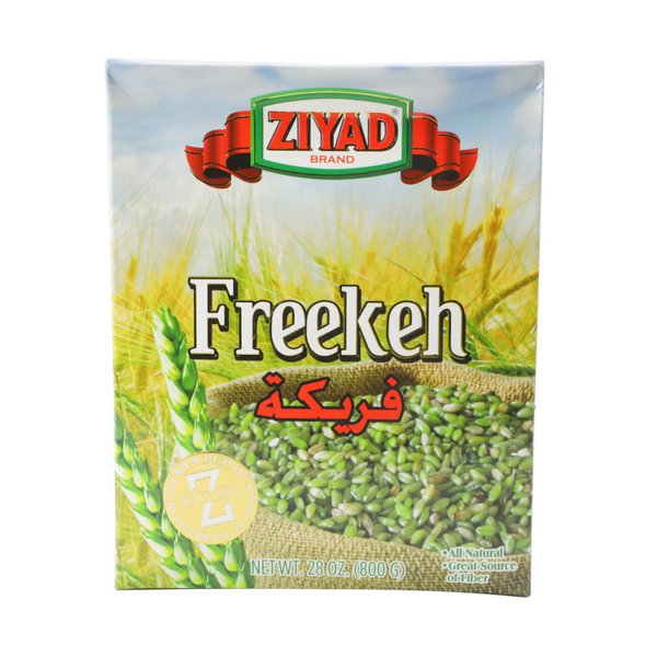 Ziyad Fine Roasted Green Wheat Freekeh, Frikeh, Farik Made from Green Duram Wheat, 28.2 oz