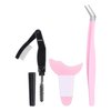 SWINGING Lash Clusters Applications Lash Tweezers for Lash Clusters, Portable Comb for Eyelash and eyebrow, Eyelash Applicator for Eyeliner and Mascara (3 Pieces Set)