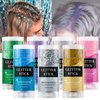 Body Glitter Stick, Singer Concerts Face Glitter Gel Sparkling Face Glitter Makeup Body Glitter, Music Festival Rave Hair Accessories Glitter Makeup, Chunky Glitter for Face/Body/Hair/Eyes/Lip