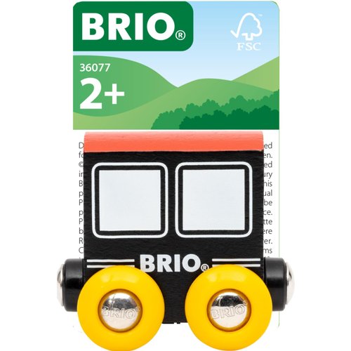 BRIO – 36077 Letter Train Tender | Wooden Train Set Accessory Toy for Kids Age 2 Years Up