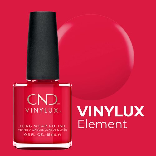 CND Vinylux Longwear Red Nail Polish, Gel-like Shine & Chip Resistant Color, 0.5 Fl Oz