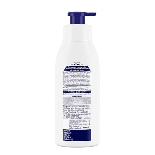 Nivea Body Lotion Natural Glow | Cell Repair Even Tone Complex & Vitamin C SPF 15 | 400ml (13.52 Fl OZ)