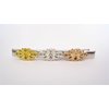 Generic Slim 2.25 inch silver rose gold filigree alligator hair clip fine thin hair
