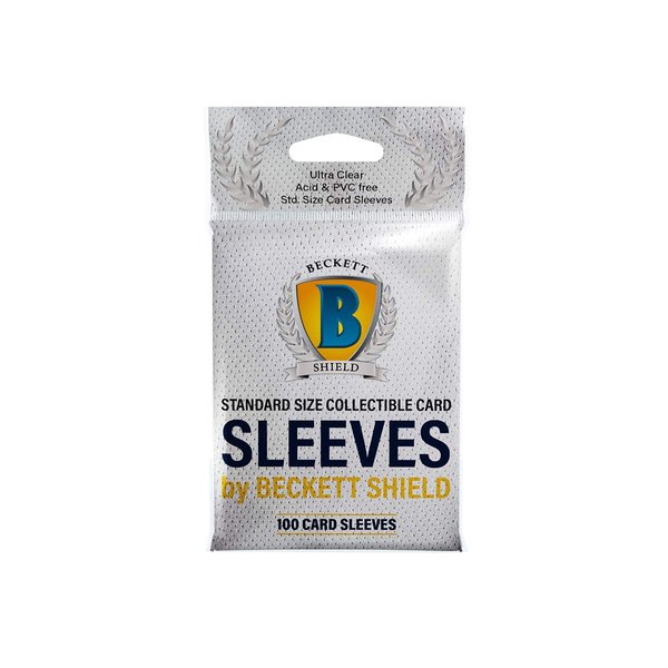 Ultra Pro Beckett Shield Clear Soft Card Sleeves - 100 Sleeves Pack