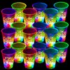 mishunyus 24 Pcs Glow Birthday Party Supplies,Birthday Squad Party Cups,Birthday Decorations Party Favor for 21st 30th 40th 50th 60th Night Event,16oz Cups(Birthday Squad & It's My Birthday)