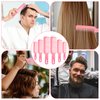 6Pcs Blending Combs for Barbers, 9 Inch Professional Haircutting Combs Pink Heat Resistant Comb Barber Comb Clipper Combs All Purpose Hair Stylist Combs for Clipper Cuts and Flattops, Salon & Home