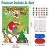 Christmas Games - Pin The Star Christmas Crafts Games for Kids Families Party, Griinch Games Party Decorations Supplies Favors, Indoor Christmas Decorations Home Decor, Xmas Kids Activities Presents