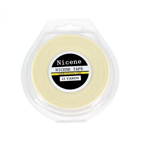 Hair System Tape Roll Lace Front Support Tape for Wigs,Toupee, Hair Pieces and Hair Extensions 12 Yard(White Color)