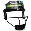 Champion Sports Steel Softball Face Mask - Classic Fielders Masks for Adults - Durable Head Guards - Premium Sports Accessories for Indoors and Outdoors - White