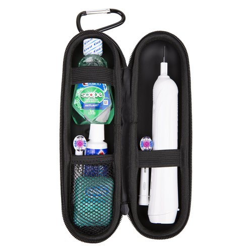 Wilken Electric Toothbrush Case | Universal Travel Case | EVA Toothbrush Case | Compatible with Oral B Pro, Phillips Sonicare and More (Green)