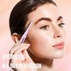 ESOTERIQUE Dual-Ended Eyebrow Pencil & Tinted Gel, Waterproof Eyebrow Tint with Ultra-Fine Eyebrow Pencil, Effortless Natural Looking Brows, All Day Wear - Dark Brown