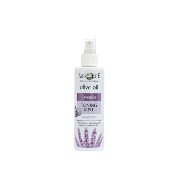 Aphrodite Olive Oil Lavender Toning Facial Mist, 8 fl oz