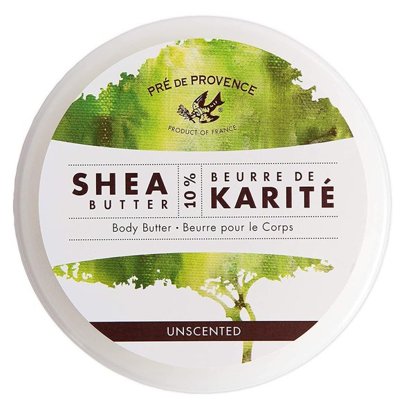 Pre de Provence Beurre De Karité Shea Butter Enriched Moisturizer, Body Butter, 500 ML, Unscented