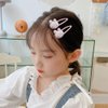 2Pc Green Geometric Trendy Frog Headwear Women Hair Clips,Duckbill Side Clips,Korean Barrettes,BB Hairpins,Hair Clips,Hair Accessories