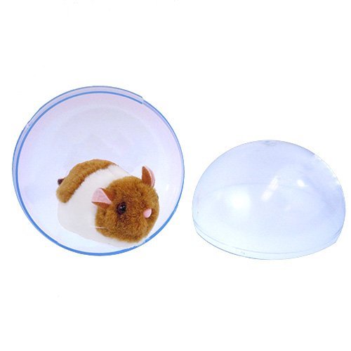 Westminster Happy Hamster - Brown, 4-Inch, Plastic Animal Toy Figure, Modern Style, Ages 3+