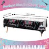 3 Pcs Music Birthday Tablecloth - Tik Tok Party Table Cover, Musical Notes Disposable Plastic Table Cloth for Music Party Supplies, Music Party Favors and Birthday Party Decorations, 86 x 51 Inches