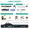 Lixada Fishing Rod Case, Portable Folding Fishing Rod Case Fishing Pole Reel Storage Bag Fishing Gears Organizer 100cm/130cm/150cm