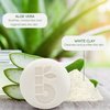 Bambaw | Shaving Soap Bar | 2.5 oz | Organic White Clay & Aloe Vera Shaving Bar | Shaving Soap Puck Sensitive Skin | Natural Shaving Soap | Vegan Shave Bar | Shaving Soap Unscented