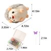 Hedgehog Shaped Pin Cushion Sewing Kit with 100 Colored Pins
