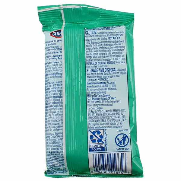 Clorox Disinfecting Wipes On The Go Fresh Scent