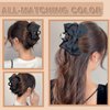 Hair Bows Claw Clip for Women Girls,Premium black Bow-knot Hair Clips for Women Thick Hair & Thin Hair,Big Bows Hair Clips,Nonslip Bows Claw Clips for Women, Bow Clips for Women,Bow Clips