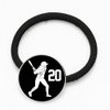 Generic Softball Ponytail Holder With Jersey Number