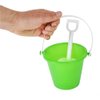 The Dreidel Company Beach Day Playsets (Pack of 8) 4.25" Sand Bucket Play Set Box Includes, 1 Pail, 1 Shovel Toy for Boys and Girls Birthday Party Favor