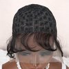 Embroidery Full Double Lace Braided Wig Cap 1Pc, DIY Wig Cap for Crochet Hair Extensions, Crochet Wig Cap with Baby Hair, Wig Making Sew In Crochet Braided Wig Caps Square Base 120 Knots