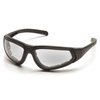 Pyramex XSG Reader Safety Glasses, Black Frame/Clear Anti-Fog + 2.5 Lens