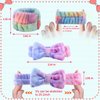 WSYUB Spa Headband, Skin care Headband,Face Wash Headband, Makeup Headband and Wristband Set for Washing Face, 6pcs, Gorgeous Tie Dye Color Cosmetic Headband and Absorbent Wrist Towels