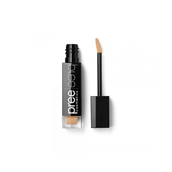 Liquid Concealer, Full Coverage Creaseless Cream Concealer by Pree Comsetics (Medium 03)