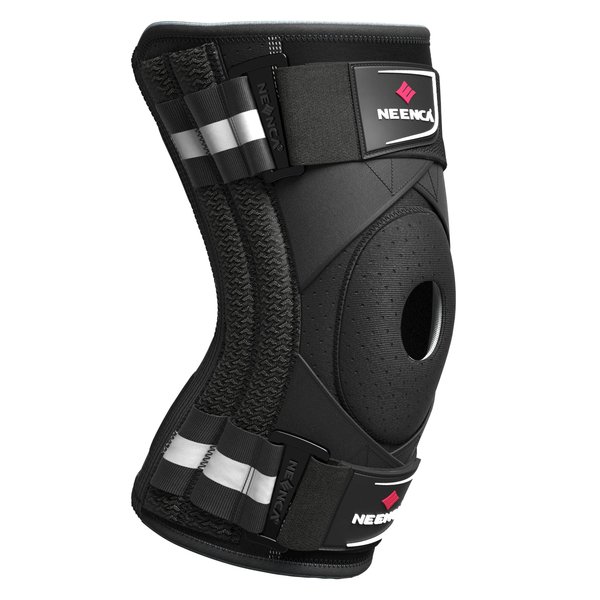 NEENCA Professional Knee Brace for Knee Pain, Adjustable Knee Support with Patented X-Strap Fixing System, Support and Stability for Joint Pain Relief, Arthritis, Meniscus Tear,ACL,PCL, Runner, Sports