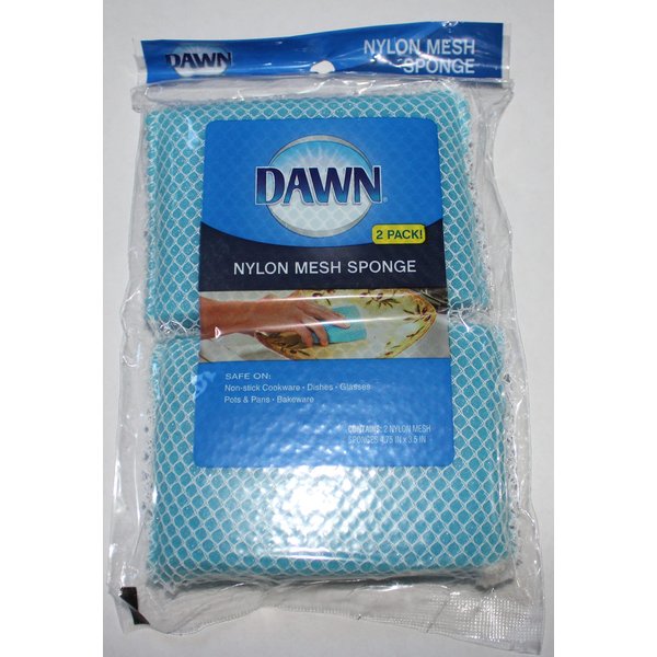 Dawn Nylon Mesh Sponge 2pk