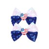 4th of July Bow Hair Clips Independence Day Hairgrip Headwear girls Hair Clips Accessories.(F155) (1)