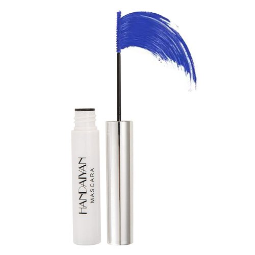 Quxunzzz Washable Mascara Eye Makeup, Lengthening Mascara Volumizing Mascara Mascara Makeup Sapphire blue