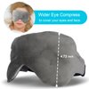 Atsuwell Cooling Eye Mask, Reusable Cold Sleep Eye Compress and Moist Heat for Eye Relaxing, Multipurpose Eye Bag for Dry Eyes with Microwavable Flaxseed Pad, Cold Gel Pad and Silky Cotton Insert