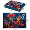 1000 Pieces Puzzle for Adults-Mushrooms Puzzle-Wooden Puzzle Highlights The Wonder and Fascination of The Mushrooms World-Thick, Sturdy Pieces Challenging Family Activity Great Gift Idea,29 x 20 in