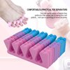 48PCS Toe Separator Pedicure Sponge Toe Separators Bulk, Disposable Toe Separator Foam for Nail Polish Nail Salon Party Nail Art Painting Toenails, 24 Pairs