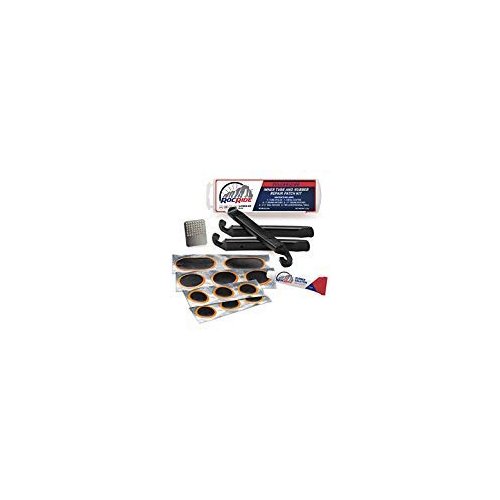 RocRide 16-PC Inner Tube Patch Bicycle Repair Kit. Also for Inflatable Dinghies, ATVs, BMX and Motorcycles. (2-Pack)