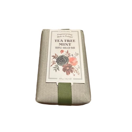 Castelbel Tea Tree Mint Fragranced Soap Bar 10.5 Oz