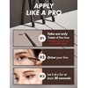 SELFBEAUTY Ultra Slim Waterproof Gel Eyeliner Pencil, Matte Brown, Retractable, Smooth Creamy Textured, Long Lasting, Waterproof, Smudge Proof, Easy Use