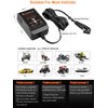 Suuwer 1.25-Amp Trickle Battery Charger 6V/12V Fully-Automatic Smart Battery Maintainer for Motorcycle, ATV, Boat, Lawn Mower and More