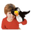 Folkmanis Little Puffin Hand Puppet, Black, White, Yellow, 1 EA