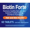 Nature's Way Biotin Forte, Supports Healthy Hair and Skin*, Energy and Nerve Function*, 60 Tablets