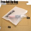 L.A. COLORS Pick 1 Locking'Lip Color Lipgloss 2 Step Clear Lip Gloss Paint + Free Zipper Bag (CLG364 Girlfriend)