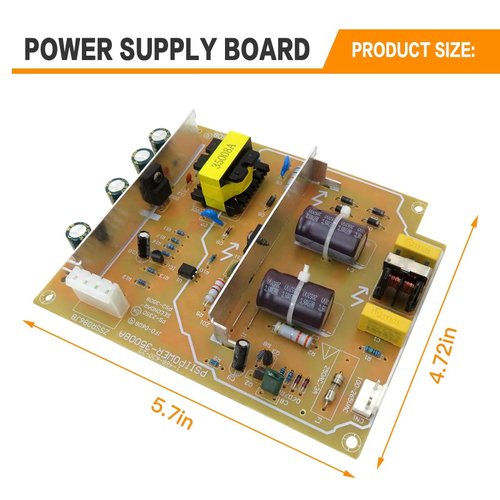 Power Supply Board Motherboard 30000 to 39000 Fit for PS2 Fat Console Replacement with Lasting Material, Easy Installation and Wear Resistant Stable Performance Fit for Long Lasting Use