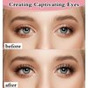 Cat Eye Lashes, Mink Cat Eye Eyelashes 7 Pairs Lashes Wispy Fluffy 18mm Natural Look 3D Volume D Curl Strip Lashes Pack